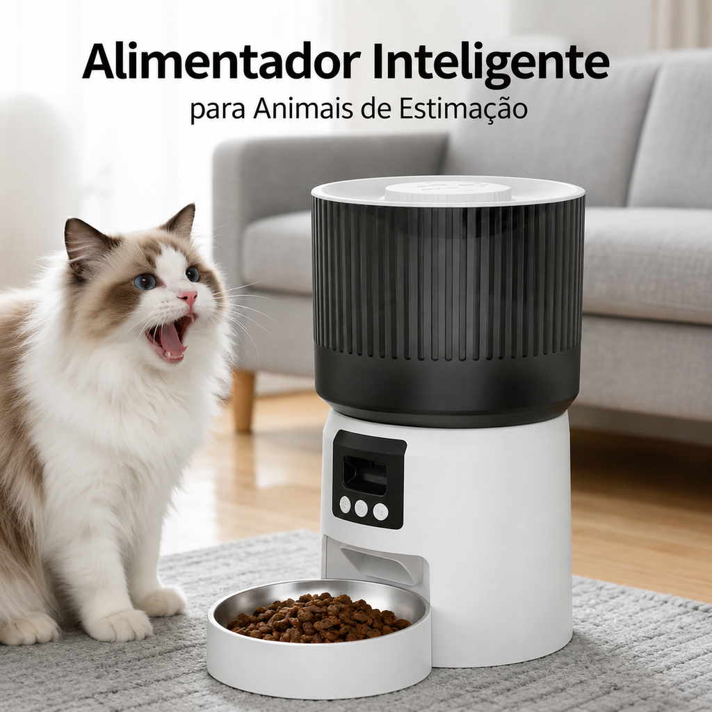 Alimentador automático e inteligente para animais de estimação