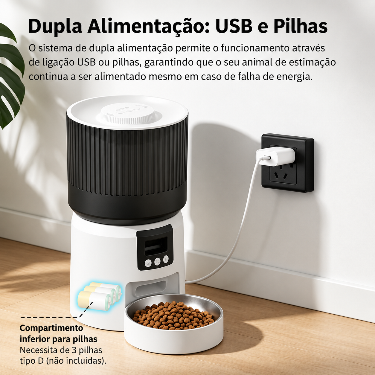 Alimentador automático e inteligente para animais de estimação